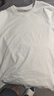 布先生明星同款长袖T恤男士小白T内搭 长袖标准T-圆领-白色 L(175) 实拍图