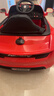 米蚁（MiYi）【1.15米加长版】儿童电动车四轮汽车可坐人遥控小孩宝宝玩具童车 四驱红+大电瓶+手机遥控+软皮座 实拍图