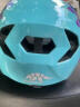 易酷达可爱超轻300克儿童头盔女孩男孩户外运动骑行自行车小孩安全帽 独角兽（蓝色） XS码(49-54cm) 实拍图