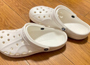 卡骆驰（CROCS）贝雅洞洞鞋男鞋女鞋轻便耐磨一脚蹬拖鞋休闲鞋百搭花园鞋|10126 白-100 41 /42(260mm) 实拍图