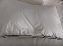 京东京造 缦云白金五星酒店枕95%白鹅绒枕A类抗菌防螨羽绒枕 单只 实拍图