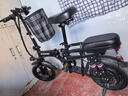 普莱德新国标折叠电动自行车 超长续航电动车 铝合金代驾车 锂电池助力男女通用成人电瓶车 代步电单车 避震顶配-22减震-进口级35A-纯电约105km 实拍图