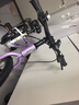 凤凰（Phoenix）儿童自行车脚踏车自行车3-8-12-18岁童车双碟刹带辅助轮16寸紫色 实拍图