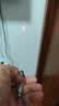 【二合一】激光笔+手电筒钥匙链 迷你红外线红点笔激光笔 逗猫斗猫棒解闷神器 小型手电筒 便携激光笔+手电筒（磨砂银） 实拍图