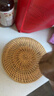 四万公里藤编隔热垫子家用防烫锅垫碗垫耐高温餐桌垫耐热盘子垫杯垫茶壶托 实拍图