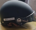 天骑头盔 电动车3c认证新国标A类电瓶摩托车男女士保暖安全帽四季通用 黑色 实拍图