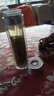 超大玻璃杯茶杯车载男士新款高档全自动开盖茶水分离便携双层水杯 LV一键开【进口瑞士玻璃】 【特级防爆】银盖500ML 实拍图