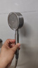 JOCBO【德国】304不锈钢增压花洒通用接口高压单头花洒头手持淋浴花洒 不锈钢花洒+1.5米防爆管+底座 实拍图