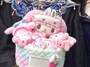 AWHAHelloKitty玩偶花束库洛米卡通毛绒玩偶花束生日礼物送女朋友 粉色美乐蒂玩偶花束+礼袋灯串 实拍图