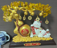 贝汉美（BHM）发财树新店开业大摆件客厅高档招财猫2026新款搬家乔迁礼物装饰品 【京仓速发】精美礼盒- 财源广进 实拍图