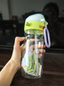 babycare儿童水杯二合一户外运动水杯吸管杯直饮幼儿园水壶上学专用600mL 实拍图