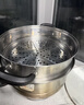 爱仕达（ASD）蒸锅不锈钢三层蒸锅家用蒸煮一体汤锅28CM蒸笼电磁炉燃气灶通用B3 实拍图