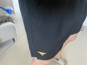 挺拔（TIBHAR）乒乓球短裤男女夏季速干新款透气运动裤排汗比赛裤 黑金3XL 实拍图