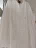 香影白色网纱半身裙女2026春季新款气质高腰长裙垂坠感a字纱裙子 鹭白 XL 170/72A/125-140斤 实拍图
