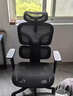 朗域轩品人体工学电竞椅人工力学座椅久坐护腰宿舍游戏电脑椅子可躺写字椅 【旗舰超值顶配】蝶翼白丨4级气杆-脚踏-逍遥 120-155度(含) 联动扶手 四向腰托 实拍图
