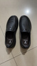 意尔康男鞋秋季羊皮舒适一脚蹬皮鞋男软面套脚商务休闲鞋 59171W黑色 42 实拍图