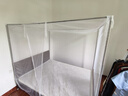 【京东快递】免安装家用宿舍蚊帐 超密方顶可配支架 多尺寸单开门 升级-白色【超密蚊帐+加粗支架】 适用1.5X2.0米床 实拍图