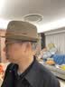 Mr DUCK进口菲律宾亚麻 手工帽子男士夏天卷边小礼帽 轻便可折叠防晒草帽 摩卡棕（菲律宾亚麻）-MS196226 M（适合57-59cm头围） 实拍图
