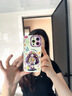 圣图朗新款17苹果16多巴胺女孩iphone15promax可爱14plus手机壳12卡通11高级感XS全包液态硅胶软13防摔套 液态硅胶-捧花女孩-古董白  iPhone 16 pro max 实拍图
