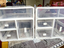 京东物流 化妆品收纳盒梳妆台置物架桌面高级感整理抽屉柜 特大号高瓶款3层（3层抽屉） 透明白 实拍图