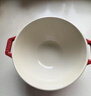 珐宝（staub）陶瓷碗大号沙拉碗家用甜品碗泡面汤碗面碗烘焙双耳饭碗 18cm樱桃红 实拍图