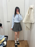 优衣库打褶裙裤女装/休闲裤裤子483766 483766/31米色 XS 实拍图