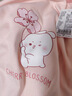 猫人儿童睡衣女童春秋款纯棉小孩长袖中大童家居服套装 花花白兔 140 实拍图