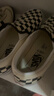 VANS范斯官方 经典款Slip-On经典一脚蹬男女鞋帆布鞋VN000EYEBWW 黑白棋盘格 36.5 实拍图