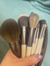 魅丝蔻（MSQ）12支摩卡动物毛化妆刷套装散粉刷腮红刷鼻影刷眼影刷羊毛美妆工具 实拍图