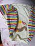 欧姆熊女童长袖t恤春秋款2026新款小童开春上衣女孩宝宝儿童春装打底衫T 米色 (偏大,建议选小一码) 均码 M 110c 实拍图