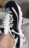 斯凯奇（Skechers）女鞋夏季蕾丝熊猫鞋厚底增高百搭休闲运动经典复古老爹鞋11959 黑色/白色/BKW 38 尺码偏大，建议选小半码 实拍图