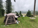 JEEP户外天幕帐篷二合一全自动便携速开六角黑胶天幕防雨防晒露营装 黑胶六面帐篷3-5人+夜灯+防潮垫 晒单实拍图