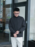 李宁防泼水防风通勤运动风衣男子夏季连帽夹克简约休闲运动外套 【春款通勤外套】黑(719款)-1 XL (男180) 实拍图