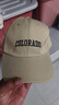 【2025款】美式大头围字母棒球帽美拉德帽子韩版大帽檐鸭舌帽 可调节棒球帽-深米色-1顶 均码 均码 实拍图