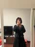 唐狮（TonLion）2026春季新款女短款牛仔外套设计深色牛仔宽松女装翻领通勤风 实拍图