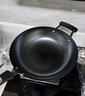 爱仕达（ASD）炒锅铸铁锅不锈无涂层平底家用铁锅炒菜锅34cm燃气电磁炉通用QB 实拍图