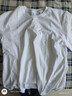 重磅纯棉短袖t恤男高档纯色印花休闲基础款内搭半袖打底衫 白色 XL  140-155斤 实拍图
