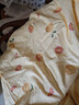 梦洁家纺床上四件套纯棉100%全棉床单四件套床单枕套被罩透气套件 1.8米床被套220x240cm 蜜柚 实拍图
