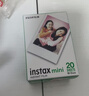富士（FUJIFILM）【夏日出游季】 instax 3英寸立拍立得相机mini迷你相纸 一次成像胶片胶卷 3寸双包+相册+收纳盒+冰箱贴【含20张白边】 官方标配 实拍图