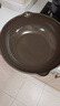 炊大皇钛盾炒锅 麦饭石色不粘锅多功能少油烟炒菜锅平底锅32cm 实拍图