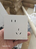 公牛（BULL）开关插座G57蝶翼超薄二开双控开关大面板开关G57K212暮雪白暗装 实拍图