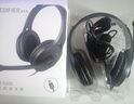 漫步者（EDIFIER） K800头戴式有线耳机 电脑耳机 手机耳机 超重低音线控带麦可通话电脑耳麦 办公教育 网课学习 USB版 黑色 实拍图