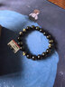 石玥珠宝收藏级金猫眼天然黑曜石手串本命年转运水晶手链男女士款礼物10mm 实拍图