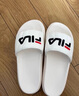 斐乐（FILA）女鞋运动拖鞋厚底凉拖沙滩鞋漂流船 奶白-GD 39 实拍图