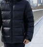 迪桑特（DESCENTE）迪桑特SKI STYLE系列HEAT NAVI男士短款亮面保暖羽绒服 BK-黑色 M (170/92A) 实拍图