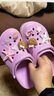 卡骆驰（CROCS）贝雅卡骆班洞洞鞋|205089 芭蕾粉-6TG 37/38(230mm) 实拍图