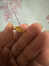 周大福 心心相守开口戒黄金戒指工费160)约1.8g EOF46生日礼物 实拍图