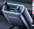 飞利浦（PHILIPS）车载充电器伸缩一拖二点烟器自带线100W超级快充汽车充电器转换器适用于苹果16/17华为C+C 4359 实拍图