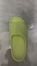 京东京造【泡泡云】踩屎感厚底轻盈防滑外穿拖鞋凉拖女士 浅绿37-38 实拍图