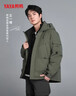 鸭鸭（YAYA）【王一博同款】户外登山羽绒服男士2024冬季新款短款加厚外套YX 黑色 L /175 实拍图